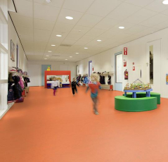 Forbo Marmoleum Decibel on Order 373835 orange glow фото 2 | FLOORDEALER
